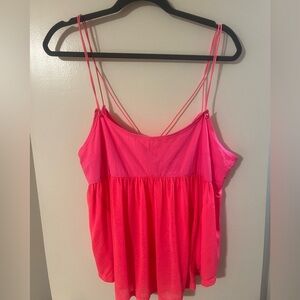 Free people movement hot pink tank size large